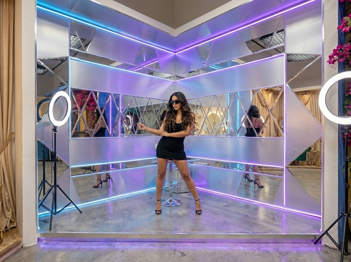 Novera Cartagena selfie studio mirror 1